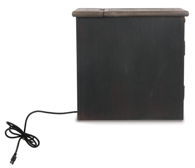 Tyler Creek Chairside End Table with USB Ports & Outlets - Premium End Table from Ashley Furniture - Just $226.19! Shop now at Furniture Wholesale Plus  We are the best furniture store in Nashville, Hendersonville, Goodlettsville, Madison, Antioch, Mount Juliet, Lebanon, Gallatin, Springfield, Murfreesboro, Franklin, Brentwood