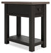 Tyler Creek Chairside End Table - Premium End Table from Ashley Furniture - Just $152.04! Shop now at Furniture Wholesale Plus  We are the best furniture store in Nashville, Hendersonville, Goodlettsville, Madison, Antioch, Mount Juliet, Lebanon, Gallatin, Springfield, Murfreesboro, Franklin, Brentwood