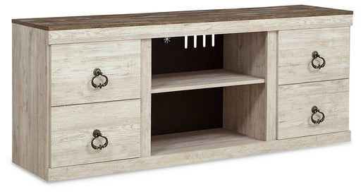 Willowton 60" TV Stand - Premium TV Stand from Ashley Furniture - Just $142.47! Shop now at Furniture Wholesale Plus  We are the best furniture store in Nashville, Hendersonville, Goodlettsville, Madison, Antioch, Mount Juliet, Lebanon, Gallatin, Springfield, Murfreesboro, Franklin, Brentwood