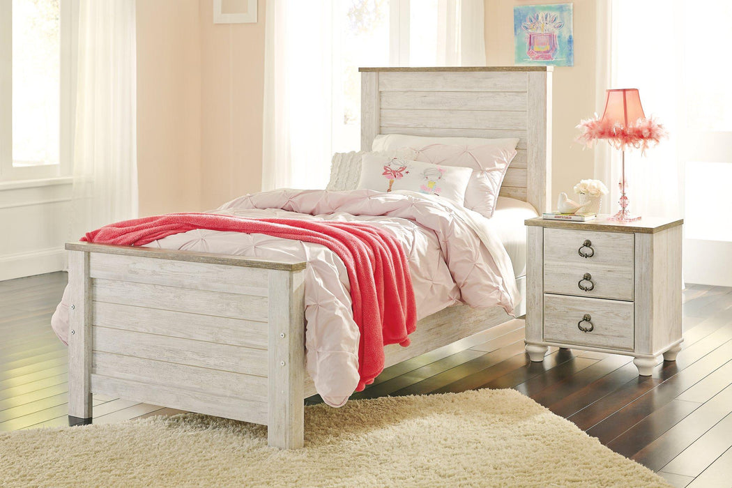 Willowton Bed - Premium Bed from Ashley Furniture - Just $265.48! Shop now at Furniture Wholesale Plus  We are the best furniture store in Nashville, Hendersonville, Goodlettsville, Madison, Antioch, Mount Juliet, Lebanon, Gallatin, Springfield, Murfreesboro, Franklin, Brentwood