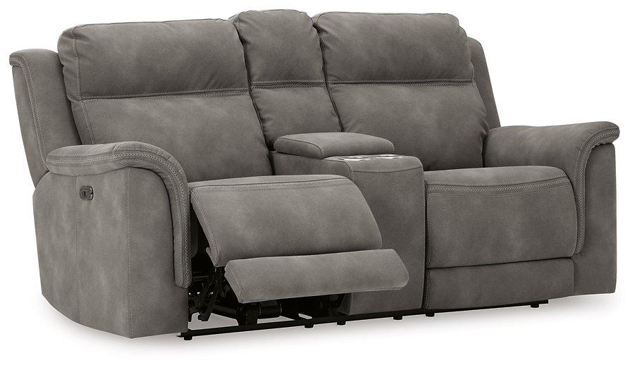 Next-Gen DuraPella Power Reclining Loveseat with Console - Premium Loveseat from Ashley Furniture - Just $1425.62! Shop now at Furniture Wholesale Plus  We are the best furniture store in Nashville, Hendersonville, Goodlettsville, Madison, Antioch, Mount Juliet, Lebanon, Gallatin, Springfield, Murfreesboro, Franklin, Brentwood