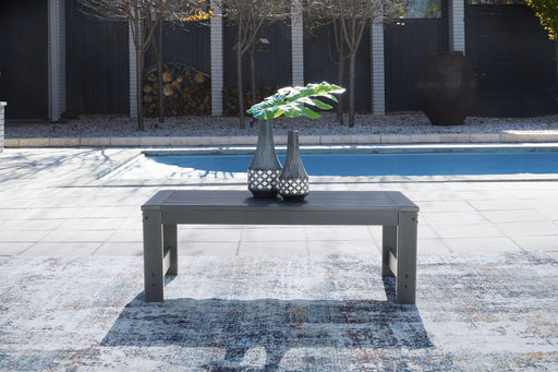 Amora Outdoor Coffee Table - Premium Outdoor Cocktail Table from Ashley Furniture - Just $189.12! Shop now at Furniture Wholesale Plus  We are the best furniture store in Nashville, Hendersonville, Goodlettsville, Madison, Antioch, Mount Juliet, Lebanon, Gallatin, Springfield, Murfreesboro, Franklin, Brentwood