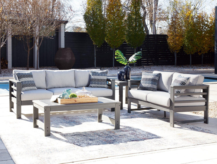 Amora Outdoor Seating Set - Premium Outdoor Table Set from Ashley Furniture - Just $795.59! Shop now at Furniture Wholesale Plus  We are the best furniture store in Nashville, Hendersonville, Goodlettsville, Madison, Antioch, Mount Juliet, Lebanon, Gallatin, Springfield, Murfreesboro, Franklin, Brentwood