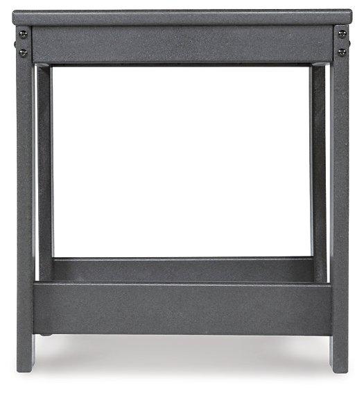 Amora Outdoor End Table - Premium Outdoor End Table from Ashley Furniture - Just $134.39! Shop now at Furniture Wholesale Plus  We are the best furniture store in Nashville, Hendersonville, Goodlettsville, Madison, Antioch, Mount Juliet, Lebanon, Gallatin, Springfield, Murfreesboro, Franklin, Brentwood