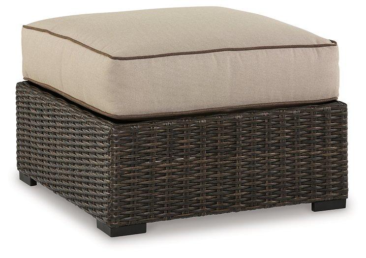 Coastline Bay Outdoor Ottoman with Cushion - Premium Outdoor Ottoman from Ashley Furniture - Just $258.22! Shop now at Furniture Wholesale Plus  We are the best furniture store in Nashville, Hendersonville, Goodlettsville, Madison, Antioch, Mount Juliet, Lebanon, Gallatin, Springfield, Murfreesboro, Franklin, Brentwood