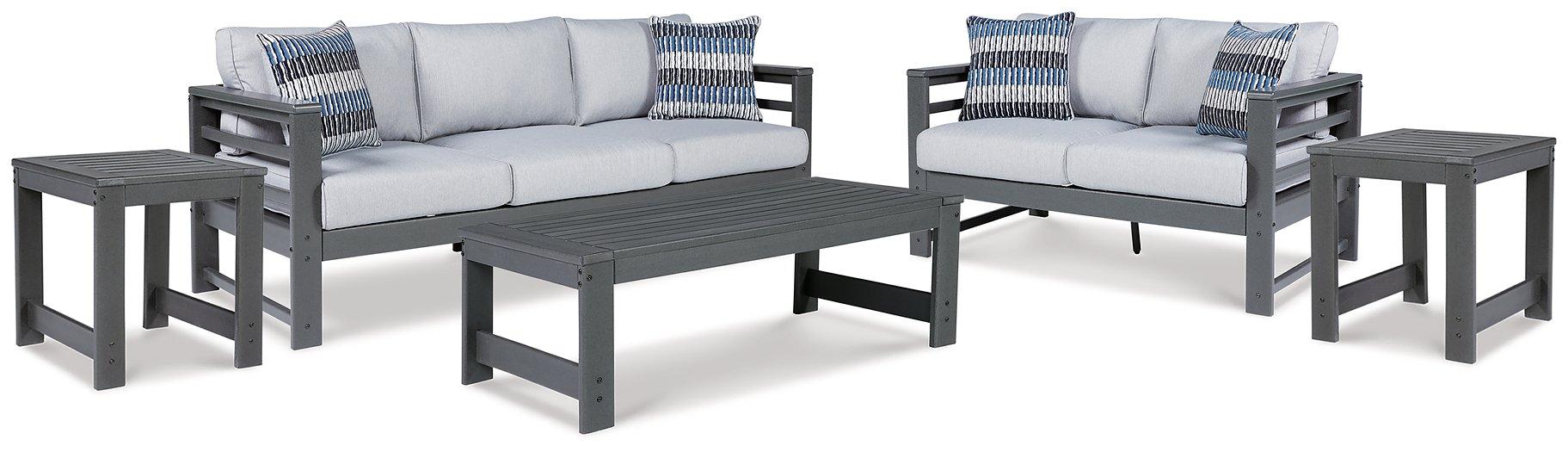 Amora Outdoor Seating Set - Premium Outdoor Table Set from Ashley Furniture - Just $795.59! Shop now at Furniture Wholesale Plus  We are the best furniture store in Nashville, Hendersonville, Goodlettsville, Madison, Antioch, Mount Juliet, Lebanon, Gallatin, Springfield, Murfreesboro, Franklin, Brentwood