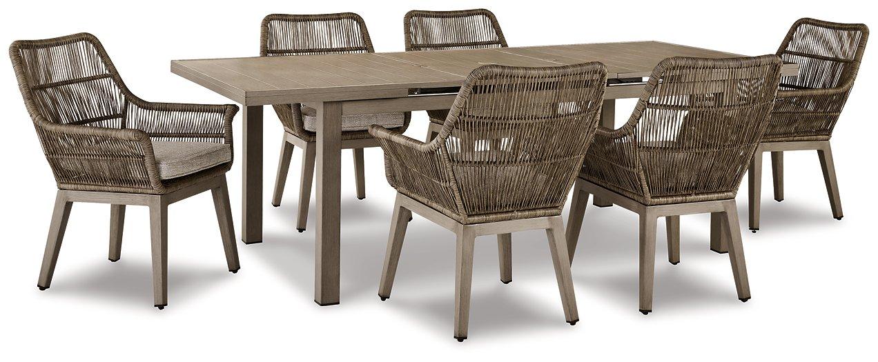 Beach Front Outdoor Set - Premium Outdoor Dining Set from Ashley Furniture - Just $1832.12! Shop now at Furniture Wholesale Plus  We are the best furniture store in Nashville, Hendersonville, Goodlettsville, Madison, Antioch, Mount Juliet, Lebanon, Gallatin, Springfield, Murfreesboro, Franklin, Brentwood