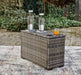 Harbor Court Console with Drink Holders - Premium Outdoor Seating from Ashley Furniture - Just $124.69! Shop now at Furniture Wholesale Plus  We are the best furniture store in Nashville, Hendersonville, Goodlettsville, Madison, Antioch, Mount Juliet, Lebanon, Gallatin, Springfield, Murfreesboro, Franklin, Brentwood