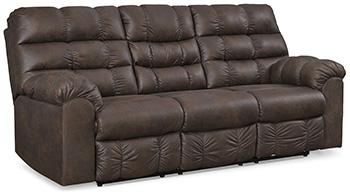 Derwin Reclining Sofa with Drop Down Table - Premium Sofa from Ashley Furniture - Just $818.80! Shop now at Furniture Wholesale Plus  We are the best furniture store in Nashville, Hendersonville, Goodlettsville, Madison, Antioch, Mount Juliet, Lebanon, Gallatin, Springfield, Murfreesboro, Franklin, Brentwood