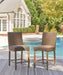 Walton Bridge Outdoor Bar Stool (Set of 2) - Premium Outdoor Barstool from Ashley Furniture - Just $663.66! Shop now at Furniture Wholesale Plus  We are the best furniture store in Nashville, Hendersonville, Goodlettsville, Madison, Antioch, Mount Juliet, Lebanon, Gallatin, Springfield, Murfreesboro, Franklin, Brentwood