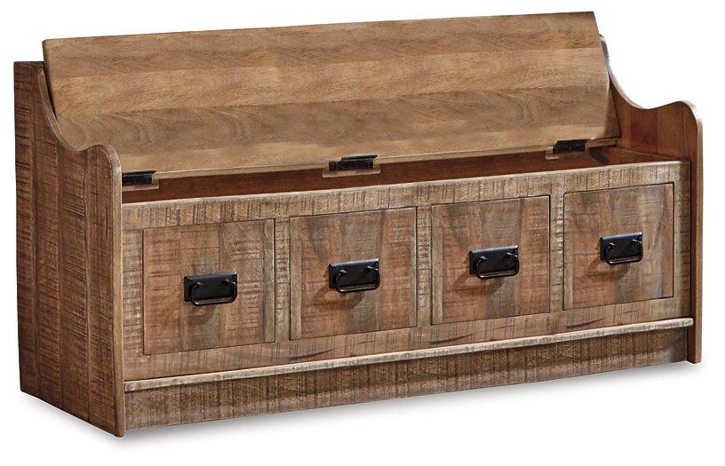 Garrettville Storage Bench - Premium Bench from Ashley Furniture - Just $377.14! Shop now at Furniture Wholesale Plus  We are the best furniture store in Nashville, Hendersonville, Goodlettsville, Madison, Antioch, Mount Juliet, Lebanon, Gallatin, Springfield, Murfreesboro, Franklin, Brentwood