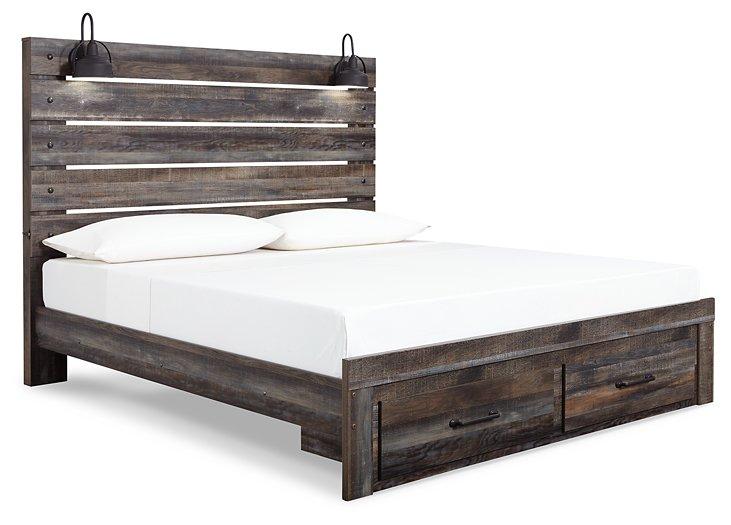 Drystan Bed with 2 Storage Drawers - Premium Bed from Ashley Furniture - Just $466.59! Shop now at Furniture Wholesale Plus  We are the best furniture store in Nashville, Hendersonville, Goodlettsville, Madison, Antioch, Mount Juliet, Lebanon, Gallatin, Springfield, Murfreesboro, Franklin, Brentwood