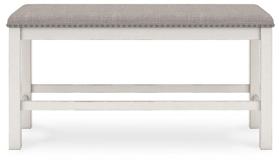 Robbinsdale 49" Counter Height Dining Bench - Premium Bench from Ashley Furniture - Just $164.91! Shop now at Furniture Wholesale Plus  We are the best furniture store in Nashville, Hendersonville, Goodlettsville, Madison, Antioch, Mount Juliet, Lebanon, Gallatin, Springfield, Murfreesboro, Franklin, Brentwood