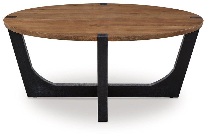 Hanneforth Coffee Table - Premium Cocktail Table from Ashley Furniture - Just $280.92! Shop now at Furniture Wholesale Plus  We are the best furniture store in Nashville, Hendersonville, Goodlettsville, Madison, Antioch, Mount Juliet, Lebanon, Gallatin, Springfield, Murfreesboro, Franklin, Brentwood