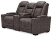 HyllMont Power Reclining Loveseat with Console - Premium Loveseat from Ashley Furniture - Just $1333.82! Shop now at Furniture Wholesale Plus  We are the best furniture store in Nashville, Hendersonville, Goodlettsville, Madison, Antioch, Mount Juliet, Lebanon, Gallatin, Springfield, Murfreesboro, Franklin, Brentwood