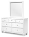 Fortman Dresser and Mirror - Premium Dresser & Mirror from Ashley Furniture - Just $703.89! Shop now at Furniture Wholesale Plus  We are the best furniture store in Nashville, Hendersonville, Goodlettsville, Madison, Antioch, Mount Juliet, Lebanon, Gallatin, Springfield, Murfreesboro, Franklin, Brentwood