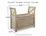 Fossil Ridge Accent Bench - Premium Bench from Ashley Furniture - Just $206.77! Shop now at Furniture Wholesale Plus  We are the best furniture store in Nashville, Hendersonville, Goodlettsville, Madison, Antioch, Mount Juliet, Lebanon, Gallatin, Springfield, Murfreesboro, Franklin, Brentwood