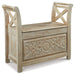 Fossil Ridge Accent Bench - Premium Bench from Ashley Furniture - Just $206.77! Shop now at Furniture Wholesale Plus  We are the best furniture store in Nashville, Hendersonville, Goodlettsville, Madison, Antioch, Mount Juliet, Lebanon, Gallatin, Springfield, Murfreesboro, Franklin, Brentwood