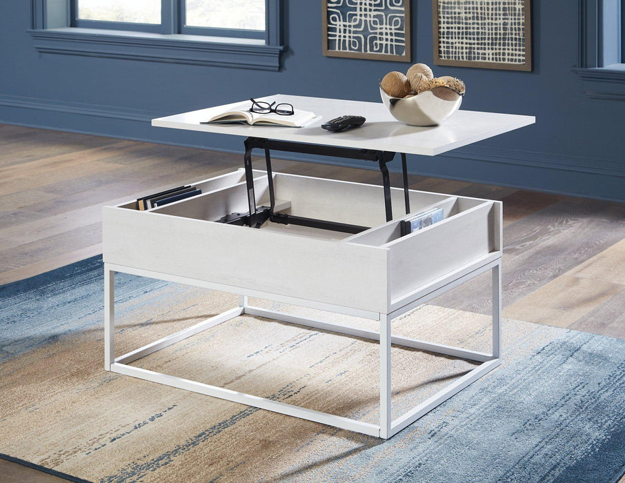 Deznee Lift Top Coffee Table - Premium Cocktail Table from Ashley Furniture - Just $226.19! Shop now at Furniture Wholesale Plus  We are the best furniture store in Nashville, Hendersonville, Goodlettsville, Madison, Antioch, Mount Juliet, Lebanon, Gallatin, Springfield, Murfreesboro, Franklin, Brentwood