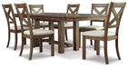 Moriville Dining Room Set - Premium Dining Room Set from Ashley Furniture - Just $1039.75! Shop now at Furniture Wholesale Plus  We are the best furniture store in Nashville, Hendersonville, Goodlettsville, Madison, Antioch, Mount Juliet, Lebanon, Gallatin, Springfield, Murfreesboro, Franklin, Brentwood