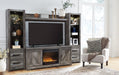 Wynnlow 4-Piece Entertainment Center with Electric Fireplace - Premium Entertainment Center from Ashley Furniture - Just $727.62! Shop now at Furniture Wholesale Plus  We are the best furniture store in Nashville, Hendersonville, Goodlettsville, Madison, Antioch, Mount Juliet, Lebanon, Gallatin, Springfield, Murfreesboro, Franklin, Brentwood