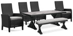 Beachcroft Outdoor Dining Set - Premium Outdoor Dining Set from Ashley Furniture - Just $2605.77! Shop now at Furniture Wholesale Plus  We are the best furniture store in Nashville, Hendersonville, Goodlettsville, Madison, Antioch, Mount Juliet, Lebanon, Gallatin, Springfield, Murfreesboro, Franklin, Brentwood