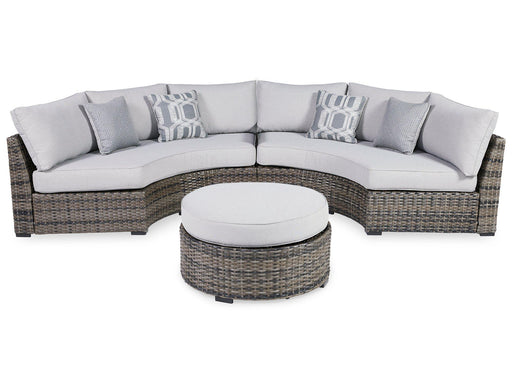 Harbor Court Outdoor Seating Set - Premium Outdoor Seating Set from Ashley Furniture - Just $1700.68! Shop now at Furniture Wholesale Plus  We are the best furniture store in Nashville, Hendersonville, Goodlettsville, Madison, Antioch, Mount Juliet, Lebanon, Gallatin, Springfield, Murfreesboro, Franklin, Brentwood