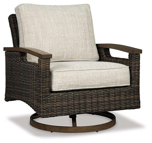 Paradise Trail Swivel Lounge Chair (Set of 2) - Premium Outdoor Seating from Ashley Furniture - Just $1189.06! Shop now at Furniture Wholesale Plus  We are the best furniture store in Nashville, Hendersonville, Goodlettsville, Madison, Antioch, Mount Juliet, Lebanon, Gallatin, Springfield, Murfreesboro, Franklin, Brentwood