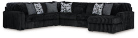 Midnight-Madness Sectional with Chaise - Premium Sectional from Ashley Furniture - Just $1572.08! Shop now at Furniture Wholesale Plus  We are the best furniture store in Nashville, Hendersonville, Goodlettsville, Madison, Antioch, Mount Juliet, Lebanon, Gallatin, Springfield, Murfreesboro, Franklin, Brentwood