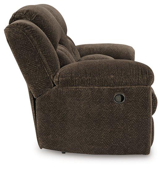 Frohn Reclining Loveseat with Console - Premium Loveseat from Ashley Furniture - Just $643.55! Shop now at Furniture Wholesale Plus  We are the best furniture store in Nashville, Hendersonville, Goodlettsville, Madison, Antioch, Mount Juliet, Lebanon, Gallatin, Springfield, Murfreesboro, Franklin, Brentwood