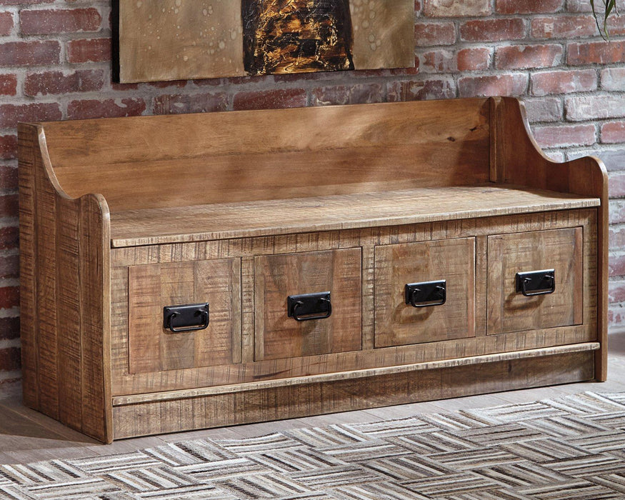 Garrettville Storage Bench - Premium Bench from Ashley Furniture - Just $377.14! Shop now at Furniture Wholesale Plus  We are the best furniture store in Nashville, Hendersonville, Goodlettsville, Madison, Antioch, Mount Juliet, Lebanon, Gallatin, Springfield, Murfreesboro, Franklin, Brentwood