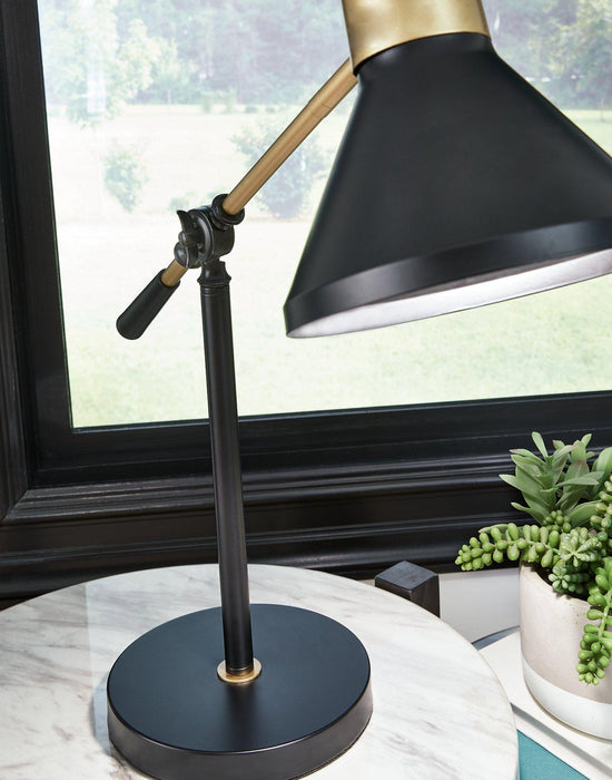 Garville Desk Lamp - Premium Table Lamp from Ashley Furniture - Just $62.01! Shop now at Furniture Wholesale Plus  We are the best furniture store in Nashville, Hendersonville, Goodlettsville, Madison, Antioch, Mount Juliet, Lebanon, Gallatin, Springfield, Murfreesboro, Franklin, Brentwood