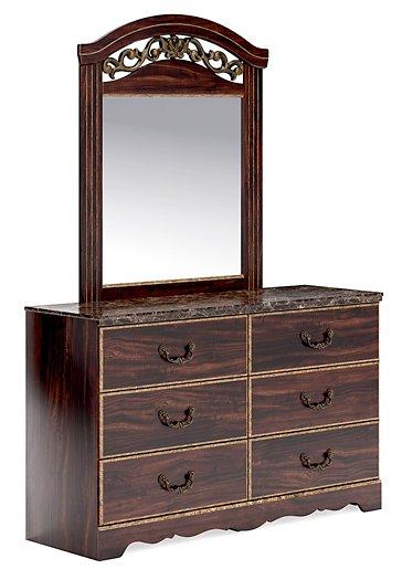 Glosmount Dresser and Mirror - Premium Dresser & Mirror from Ashley Furniture - Just $488.71! Shop now at Furniture Wholesale Plus  We are the best furniture store in Nashville, Hendersonville, Goodlettsville, Madison, Antioch, Mount Juliet, Lebanon, Gallatin, Springfield, Murfreesboro, Franklin, Brentwood