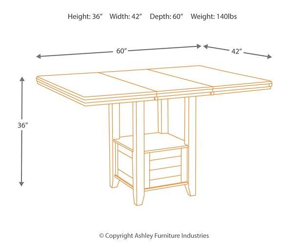 Haddigan Counter Height Dining Set - Premium Dining Room Set from Ashley Furniture - Just $790.37! Shop now at Furniture Wholesale Plus  We are the best furniture store in Nashville, Hendersonville, Goodlettsville, Madison, Antioch, Mount Juliet, Lebanon, Gallatin, Springfield, Murfreesboro, Franklin, Brentwood