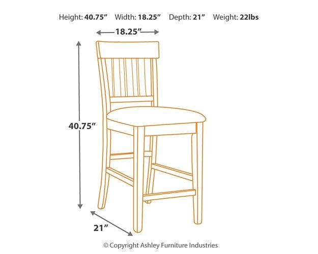 Haddigan Counter Height Bar Stool - Premium Barstool from Ashley Furniture - Just $104.58! Shop now at Furniture Wholesale Plus  We are the best furniture store in Nashville, Hendersonville, Goodlettsville, Madison, Antioch, Mount Juliet, Lebanon, Gallatin, Springfield, Murfreesboro, Franklin, Brentwood