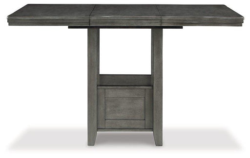 Hallanden Counter Height Dining Extension Table - Premium Counter Height Table from Ashley Furniture - Just $372.06! Shop now at Furniture Wholesale Plus  We are the best furniture store in Nashville, Hendersonville, Goodlettsville, Madison, Antioch, Mount Juliet, Lebanon, Gallatin, Springfield, Murfreesboro, Franklin, Brentwood