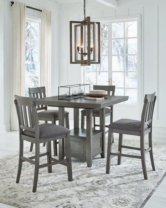 Hallanden Dining Room Set - Premium Dining Room Set from Ashley Furniture - Just $209.15! Shop now at Furniture Wholesale Plus  We are the best furniture store in Nashville, Hendersonville, Goodlettsville, Madison, Antioch, Mount Juliet, Lebanon, Gallatin, Springfield, Murfreesboro, Franklin, Brentwood