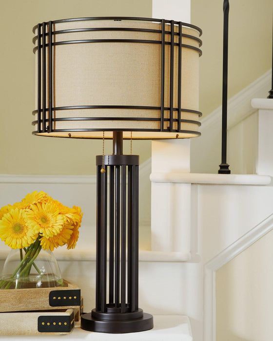 Hanswell Table Lamp - Premium Table Lamp from Ashley Furniture - Just $143.22! Shop now at Furniture Wholesale Plus  We are the best furniture store in Nashville, Hendersonville, Goodlettsville, Madison, Antioch, Mount Juliet, Lebanon, Gallatin, Springfield, Murfreesboro, Franklin, Brentwood