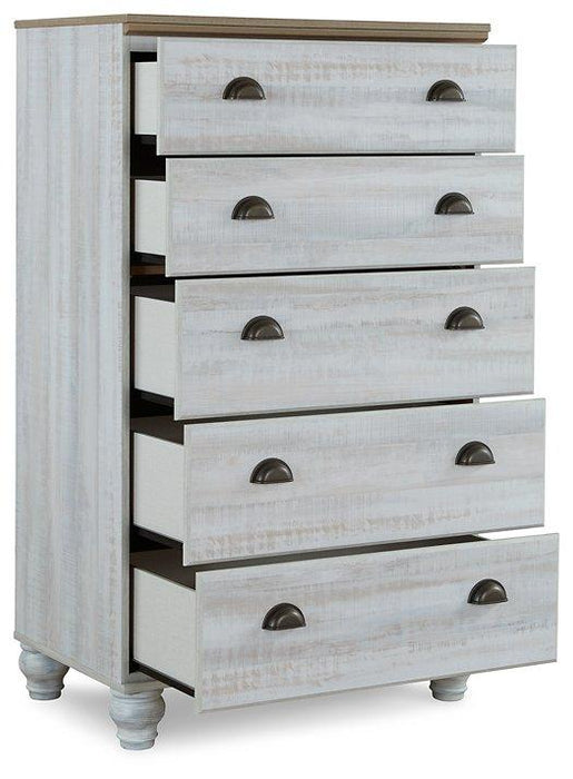 Haven Bay Chest of Drawers - Premium Chest from Ashley Furniture - Just $406.24! Shop now at Furniture Wholesale Plus  We are the best furniture store in Nashville, Hendersonville, Goodlettsville, Madison, Antioch, Mount Juliet, Lebanon, Gallatin, Springfield, Murfreesboro, Franklin, Brentwood