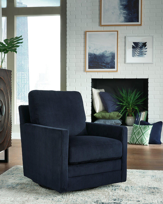 Icaman Swivel Chair - Premium Accent Chair from Ashley Furniture - Just $310.86! Shop now at Furniture Wholesale Plus  We are the best furniture store in Nashville, Hendersonville, Goodlettsville, Madison, Antioch, Mount Juliet, Lebanon, Gallatin, Springfield, Murfreesboro, Franklin, Brentwood