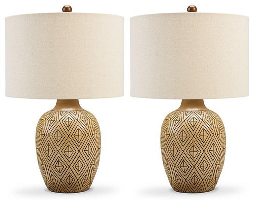 Jairgan Table Lamp (Set of 2) - Premium Table Lamp Pair from Ashley Furniture - Just $143.22! Shop now at Furniture Wholesale Plus  We are the best furniture store in Nashville, Hendersonville, Goodlettsville, Madison, Antioch, Mount Juliet, Lebanon, Gallatin, Springfield, Murfreesboro, Franklin, Brentwood