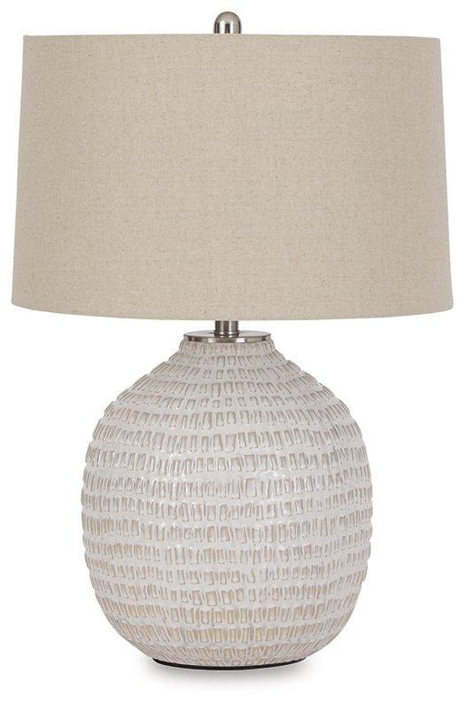 Jamon Table Lamp - Premium Table Lamp from Ashley Furniture - Just $125.56! Shop now at Furniture Wholesale Plus  We are the best furniture store in Nashville, Hendersonville, Goodlettsville, Madison, Antioch, Mount Juliet, Lebanon, Gallatin, Springfield, Murfreesboro, Franklin, Brentwood