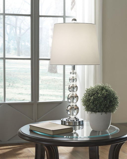 Joaquin Table Lamp (Set of 2) - Premium Table Lamp Pair from Ashley Furniture - Just $116.73! Shop now at Furniture Wholesale Plus  We are the best furniture store in Nashville, Hendersonville, Goodlettsville, Madison, Antioch, Mount Juliet, Lebanon, Gallatin, Springfield, Murfreesboro, Franklin, Brentwood