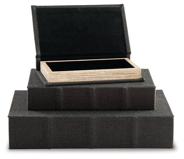 Jolina Box (Set of 3) - Premium Box from Ashley Furniture - Just $62.01! Shop now at Furniture Wholesale Plus  We are the best furniture store in Nashville, Hendersonville, Goodlettsville, Madison, Antioch, Mount Juliet, Lebanon, Gallatin, Springfield, Murfreesboro, Franklin, Brentwood