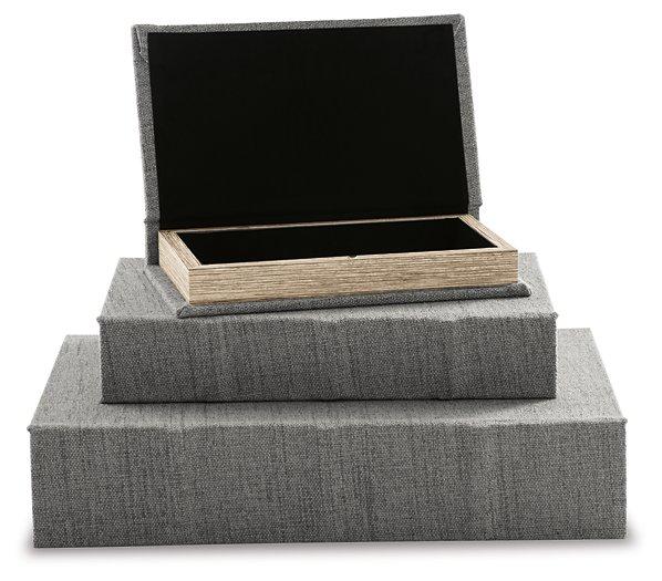 Jolina Box (Set of 3) - Premium Box from Ashley Furniture - Just $62.01! Shop now at Furniture Wholesale Plus  We are the best furniture store in Nashville, Hendersonville, Goodlettsville, Madison, Antioch, Mount Juliet, Lebanon, Gallatin, Springfield, Murfreesboro, Franklin, Brentwood