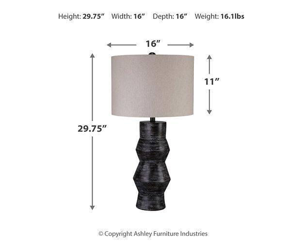 Kerbert Lamp Set - Premium Table Lamp Set from Ashley Furniture - Just $198.16! Shop now at Furniture Wholesale Plus  We are the best furniture store in Nashville, Hendersonville, Goodlettsville, Madison, Antioch, Mount Juliet, Lebanon, Gallatin, Springfield, Murfreesboro, Franklin, Brentwood