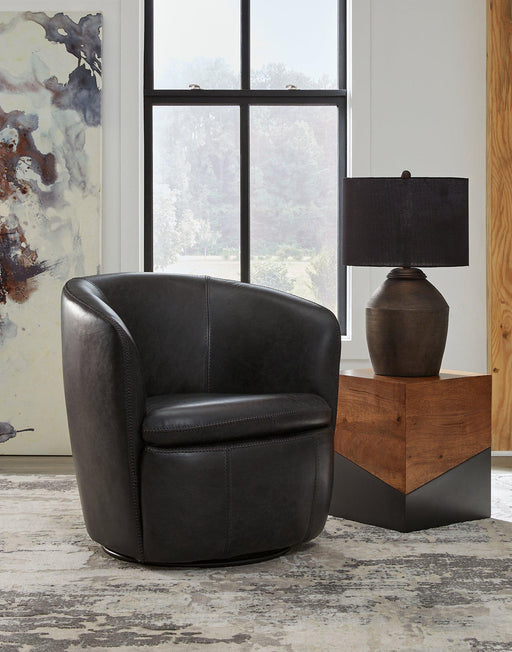 Kierreys Swivel Chair - Premium Accent Chair from Ashley Furniture - Just $420.31! Shop now at Furniture Wholesale Plus  We are the best furniture store in Nashville, Hendersonville, Goodlettsville, Madison, Antioch, Mount Juliet, Lebanon, Gallatin, Springfield, Murfreesboro, Franklin, Brentwood