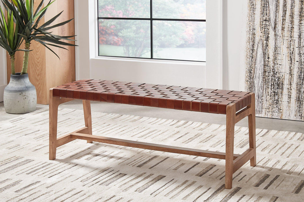 Lemmund Accent Bench - Premium Bench from Ashley Furniture - Just $289.74! Shop now at Furniture Wholesale Plus  We are the best furniture store in Nashville, Hendersonville, Goodlettsville, Madison, Antioch, Mount Juliet, Lebanon, Gallatin, Springfield, Murfreesboro, Franklin, Brentwood