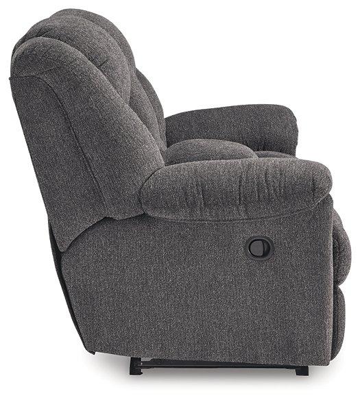 Foreside Reclining Loveseat with Console - Premium Loveseat from Ashley Furniture - Just $698.28! Shop now at Furniture Wholesale Plus  We are the best furniture store in Nashville, Hendersonville, Goodlettsville, Madison, Antioch, Mount Juliet, Lebanon, Gallatin, Springfield, Murfreesboro, Franklin, Brentwood