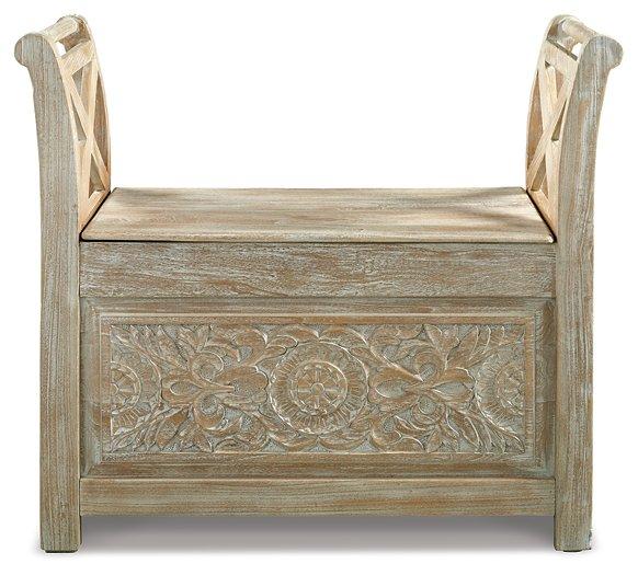 Fossil Ridge Accent Bench - Premium Bench from Ashley Furniture - Just $206.77! Shop now at Furniture Wholesale Plus  We are the best furniture store in Nashville, Hendersonville, Goodlettsville, Madison, Antioch, Mount Juliet, Lebanon, Gallatin, Springfield, Murfreesboro, Franklin, Brentwood